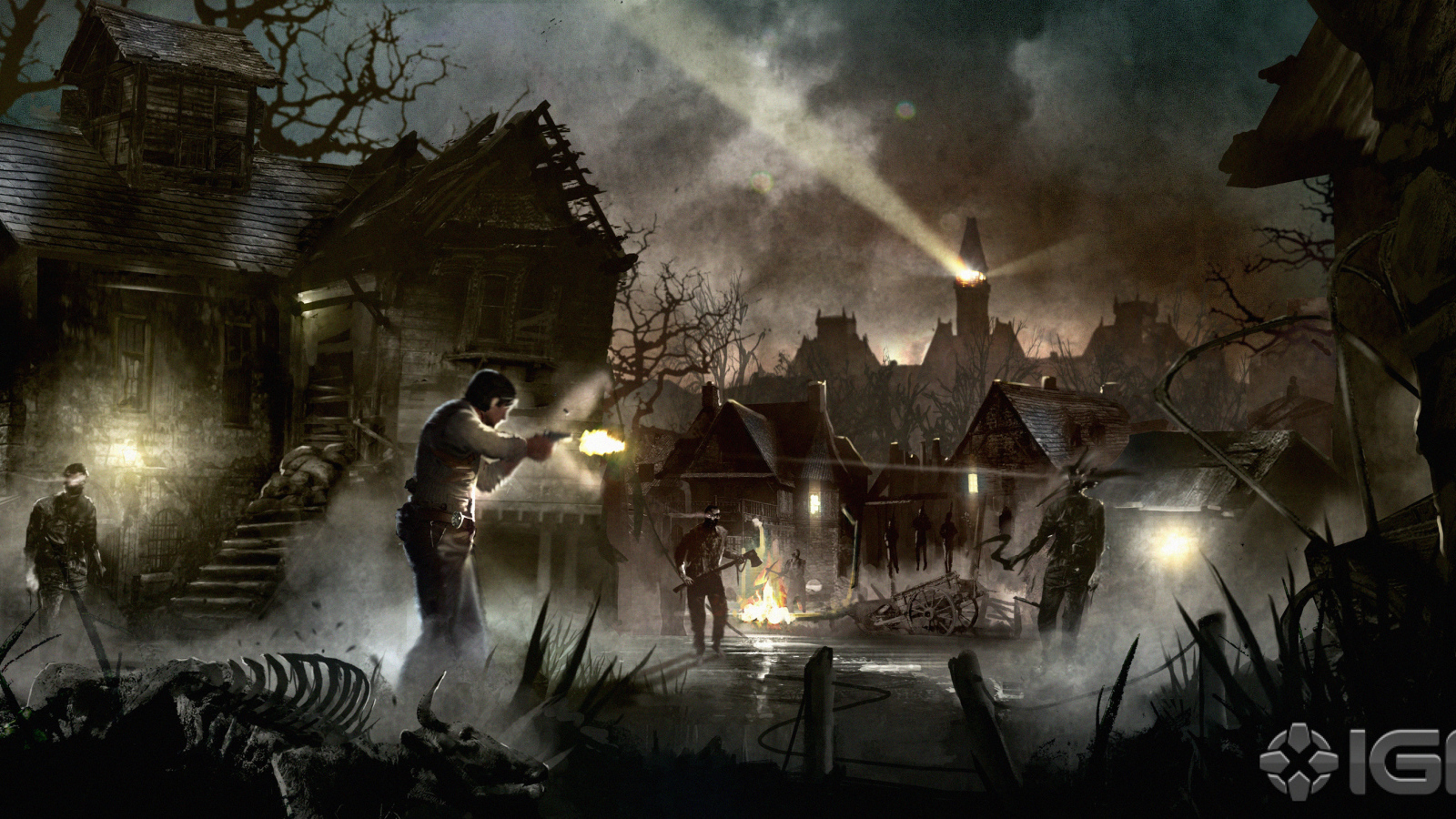 Сражение в игре The evil within