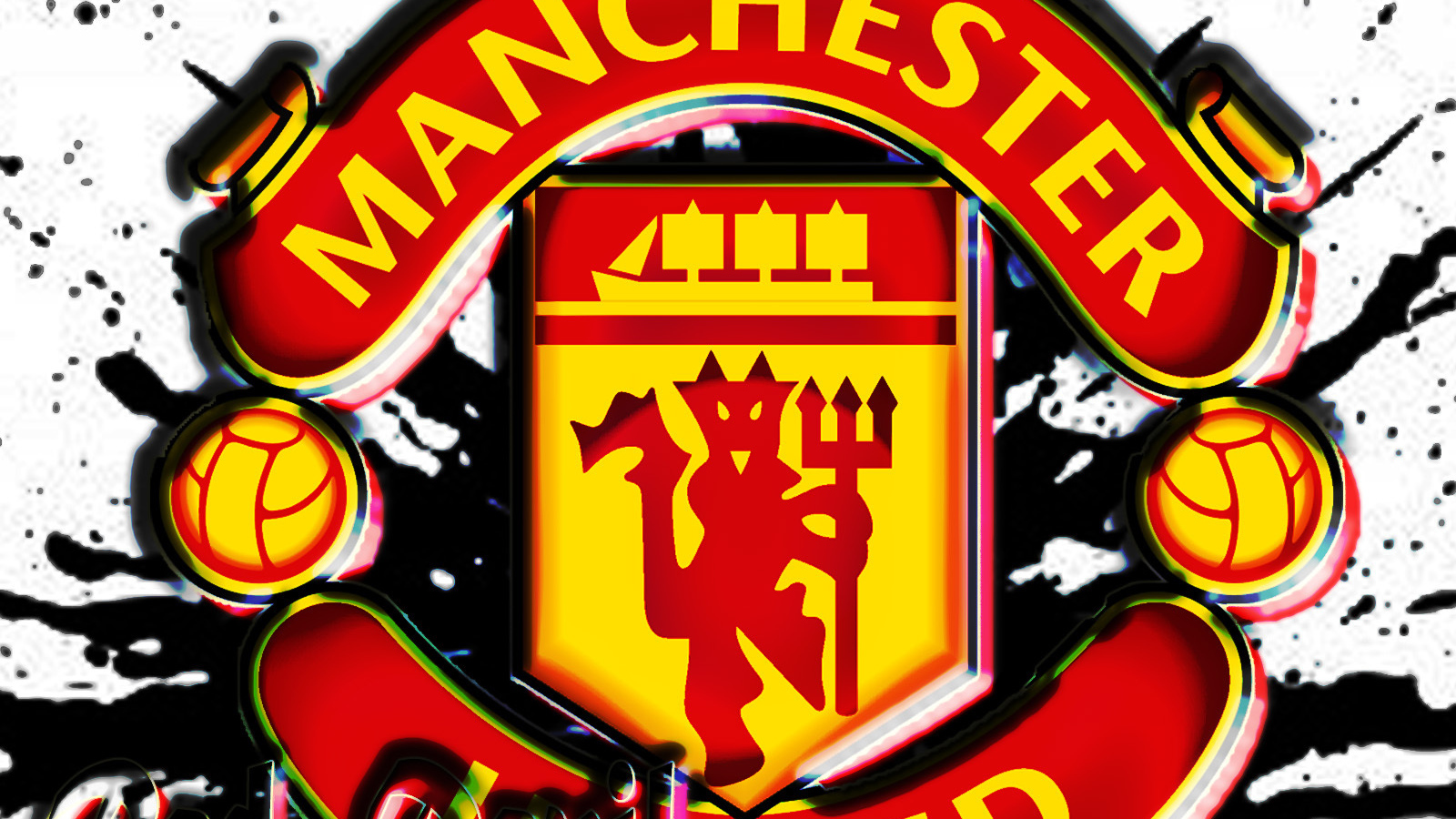 Известная команда Англии Манчестер Юнайтед