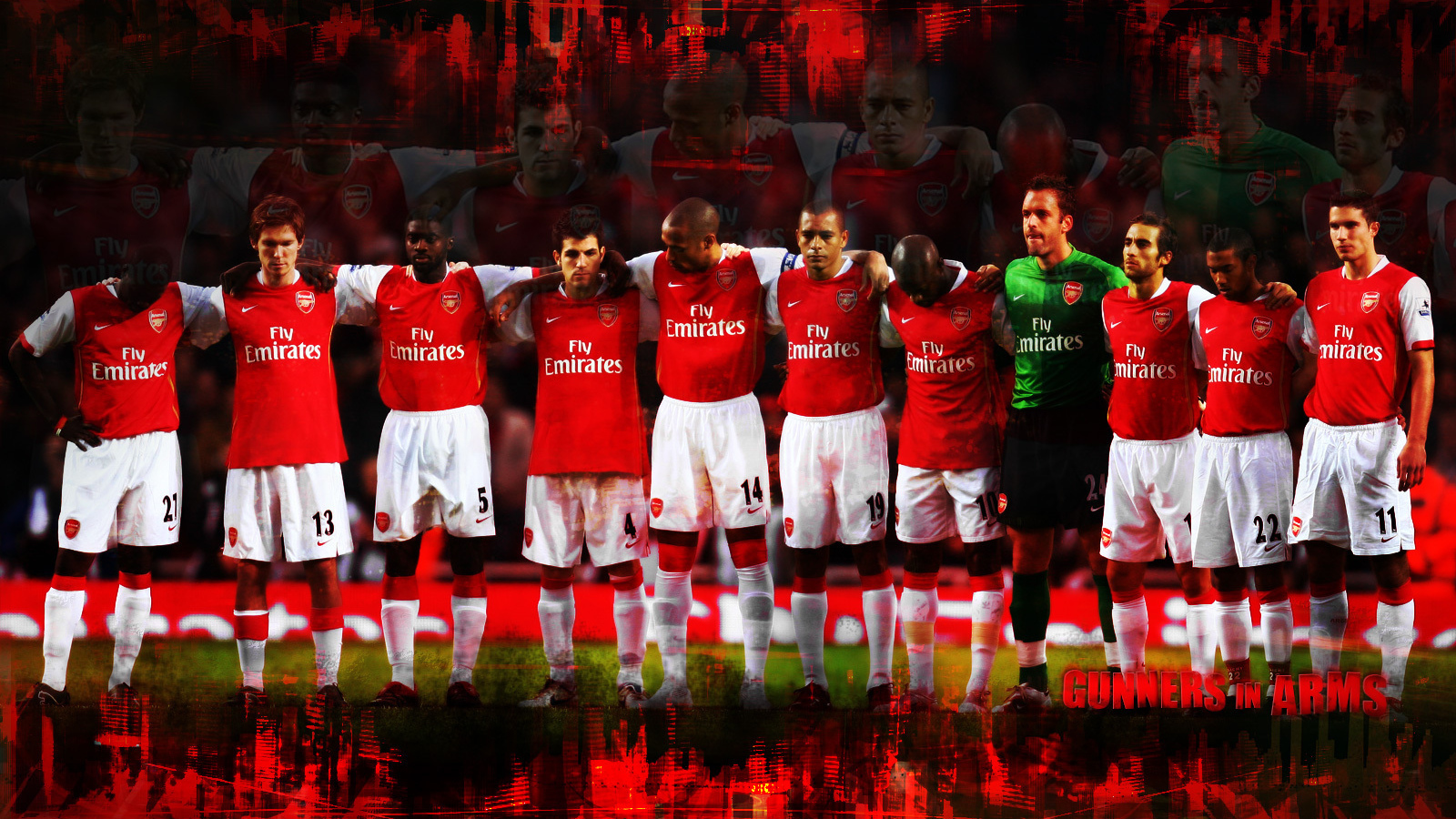 Популярная футбольная команда Арсенал