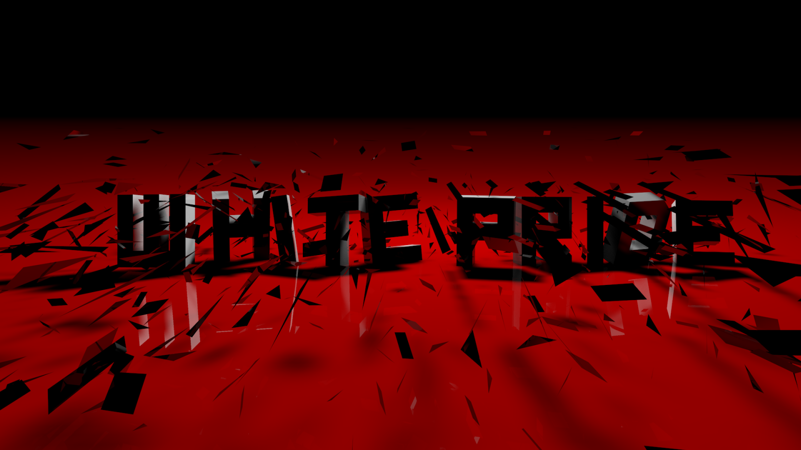 Черные буквы, 3Д модель