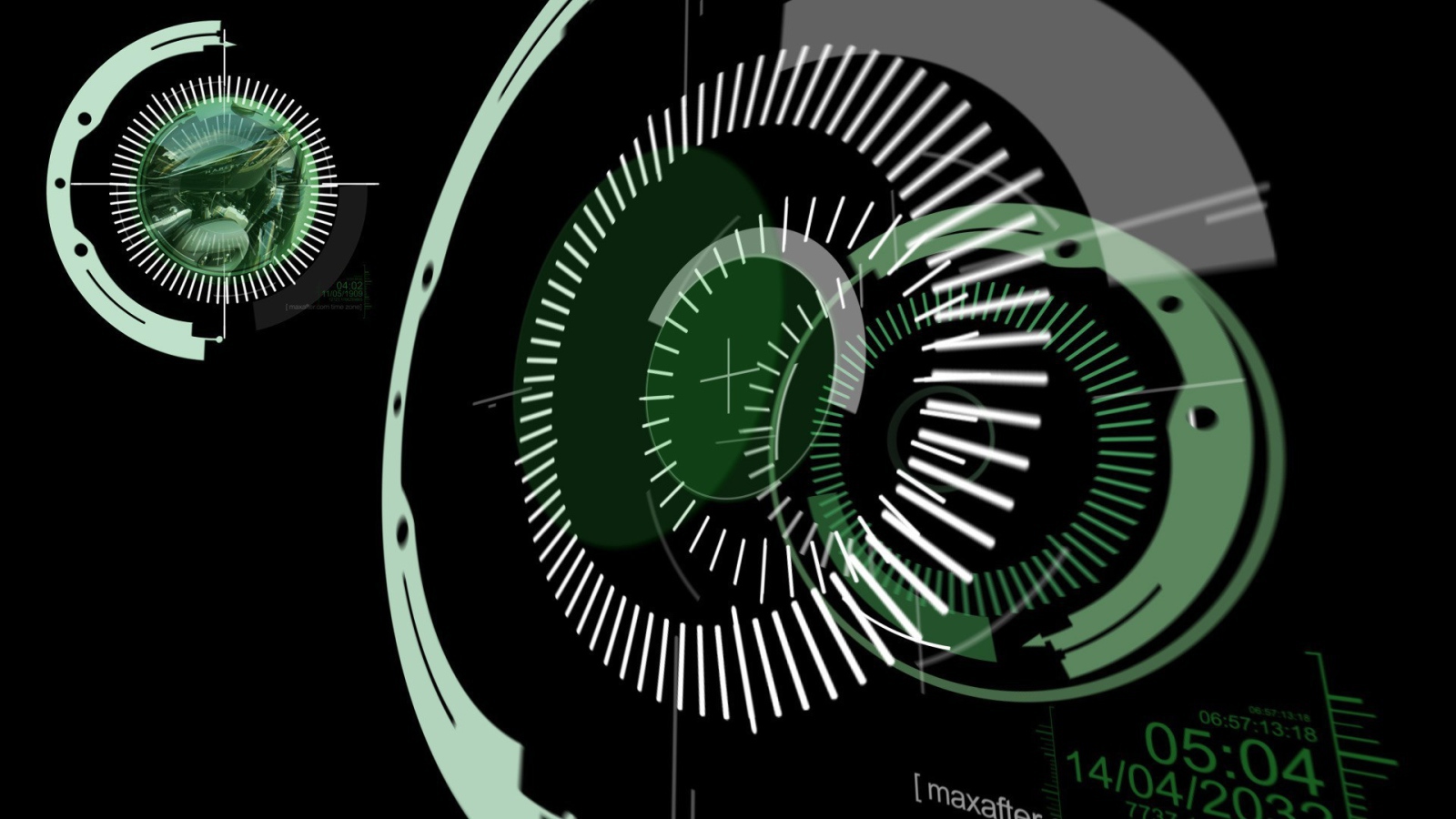 Циферблат прибора в 3Д модели
