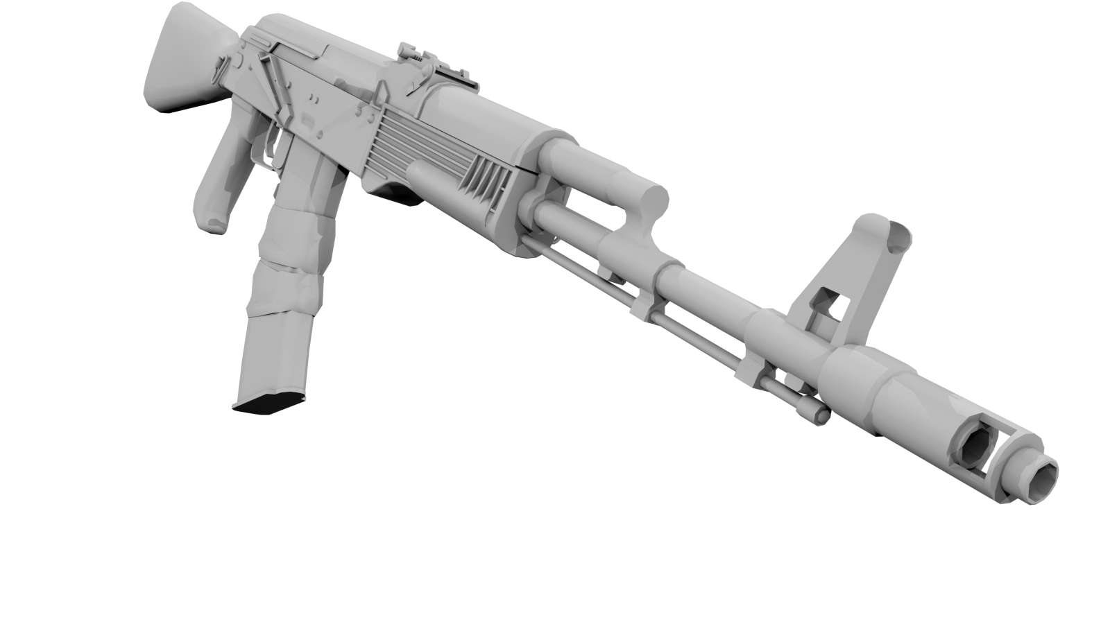 Модель оружия, 3-Д графика