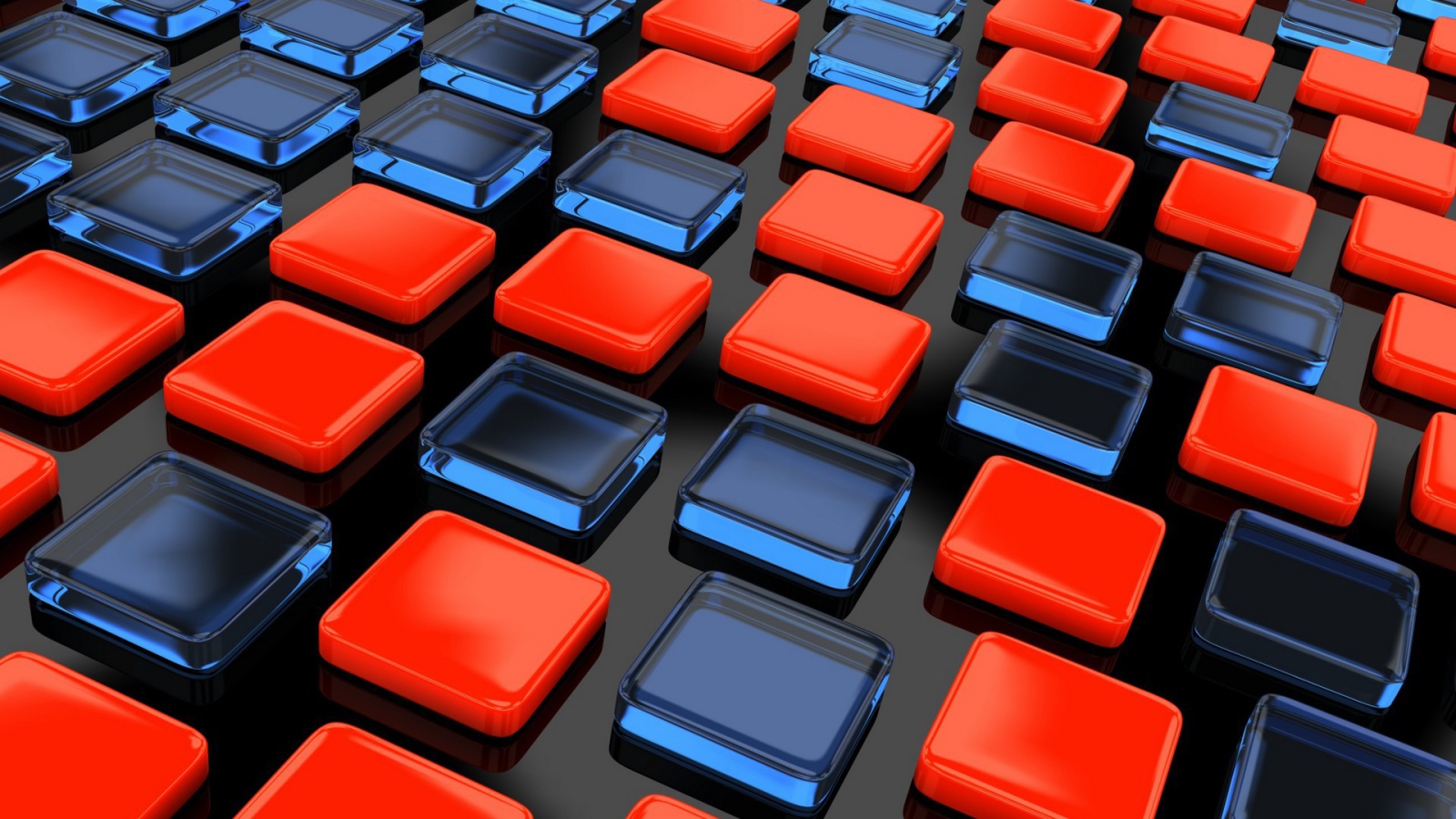 Красные и прозрачные квадраты