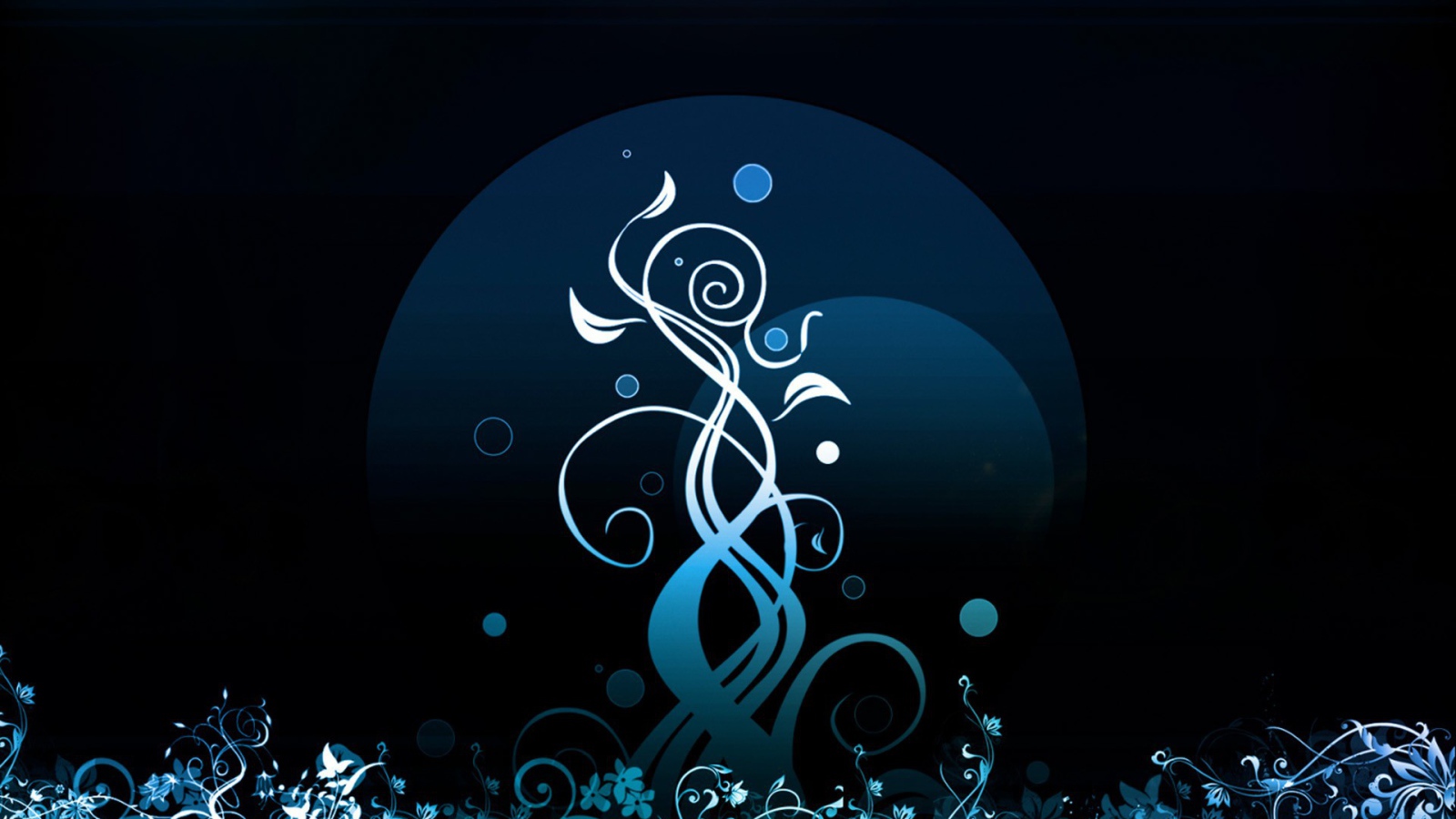 Изящный белый орнамент