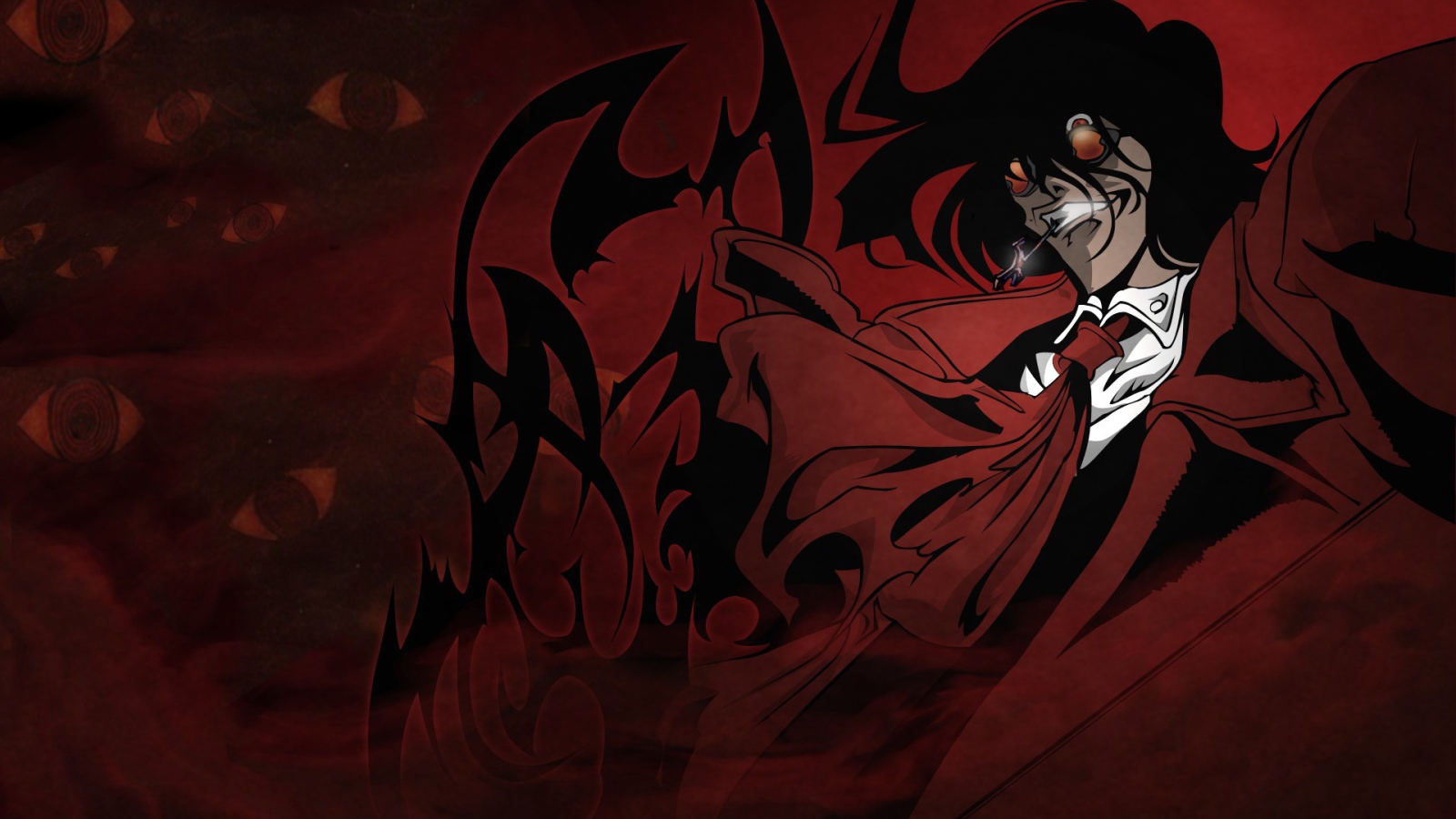 Алукард из аниме Hellsing