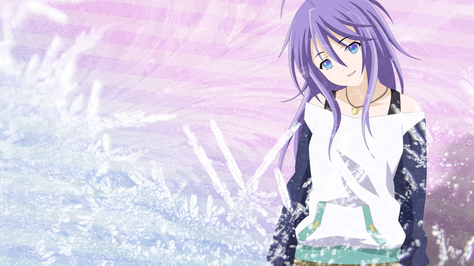 Девушка аниме Крестик + Вампир