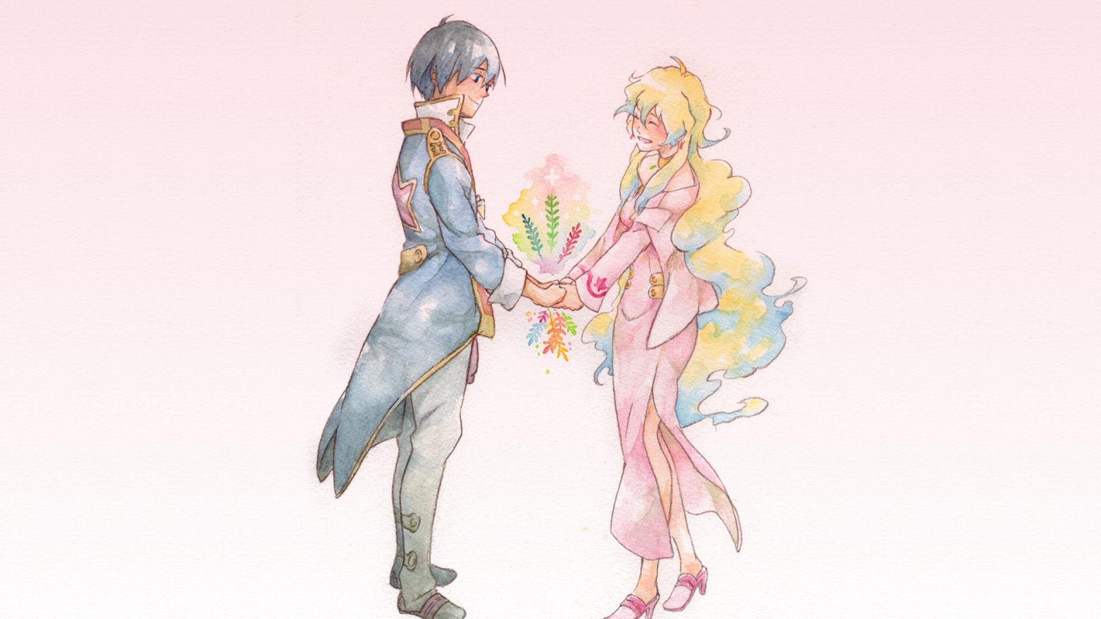 Влюбленная пара из аниме Гуррен-Лаганн