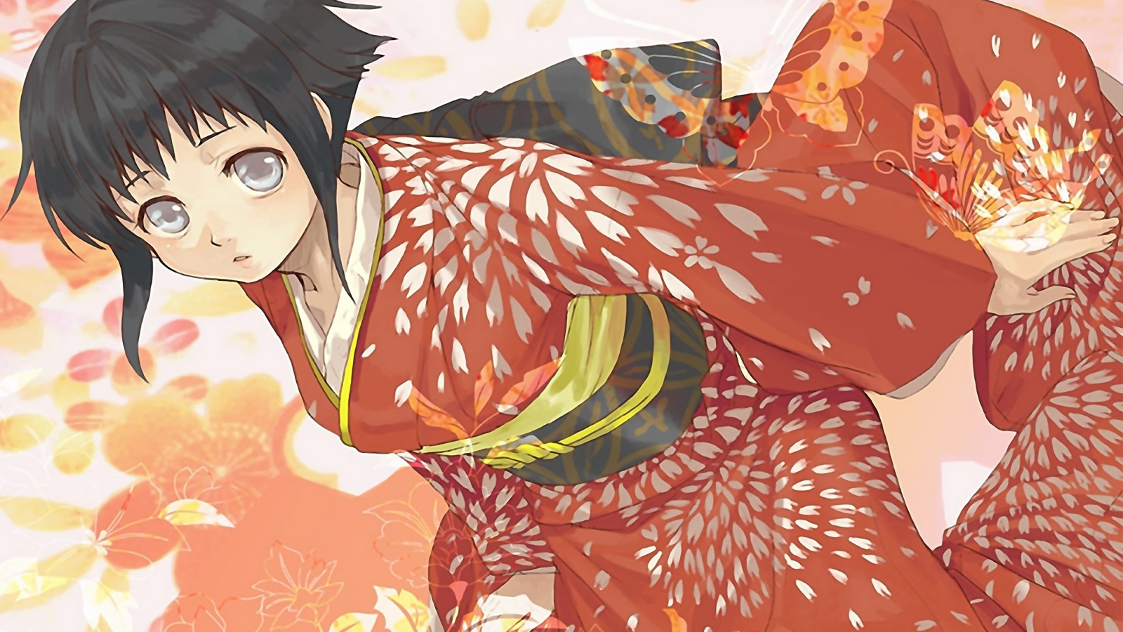 Девушка Хината Хьюга из аниме Наруто