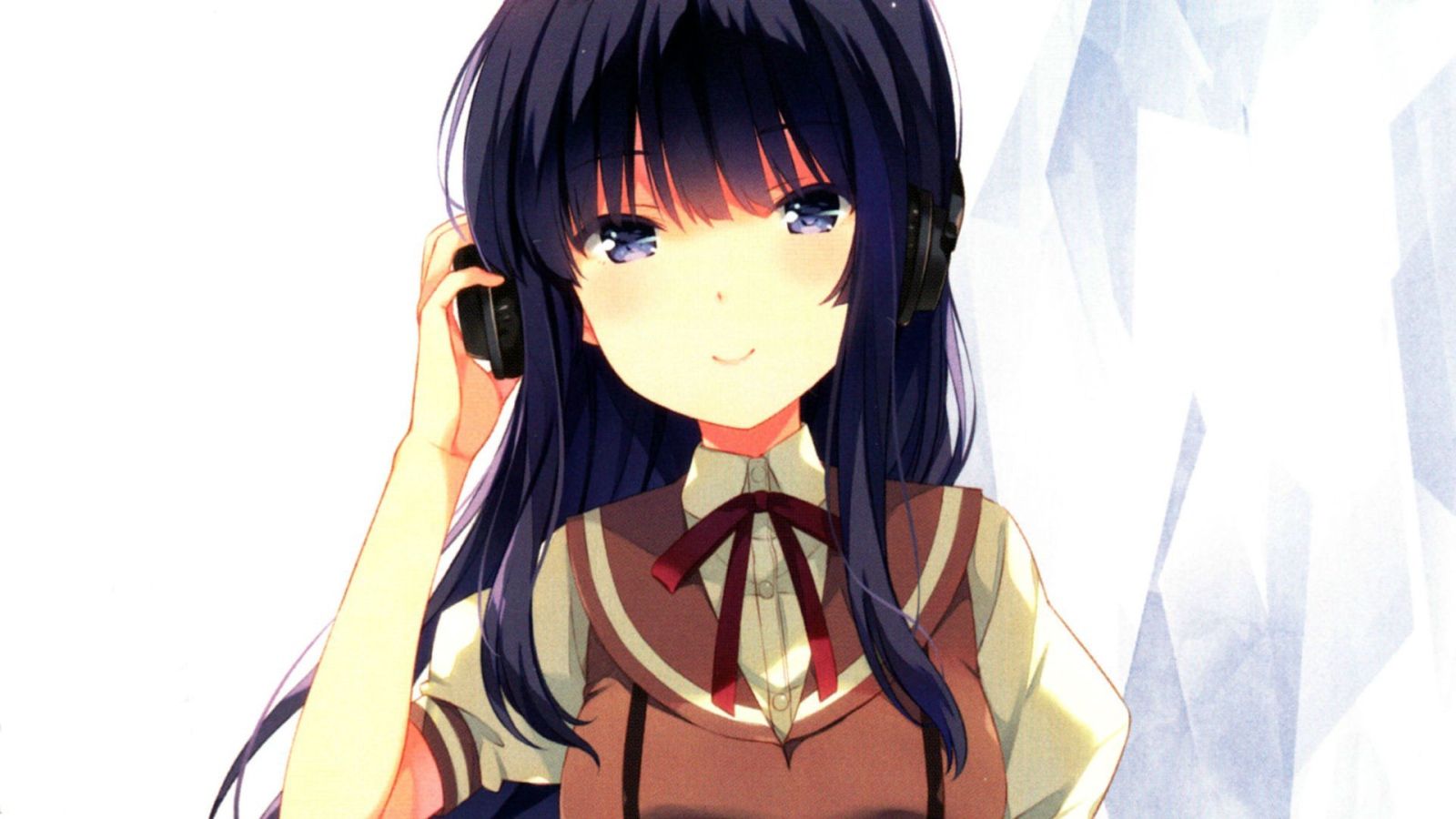 Девушка в наушниках в аниме Метод Небес