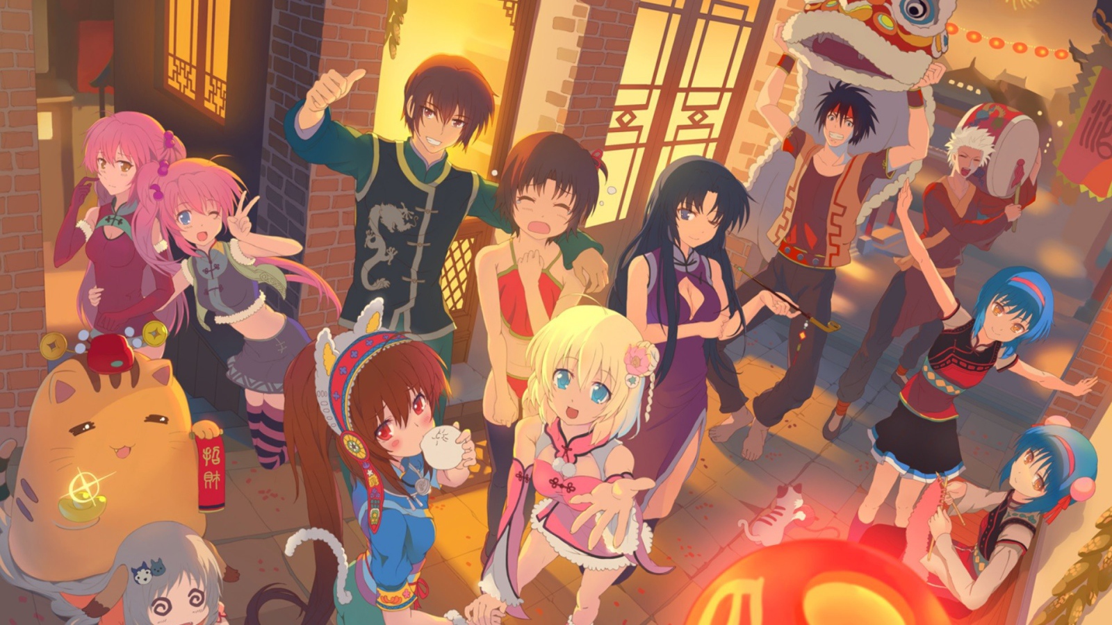 Праздник в аниме Маленькие проказники