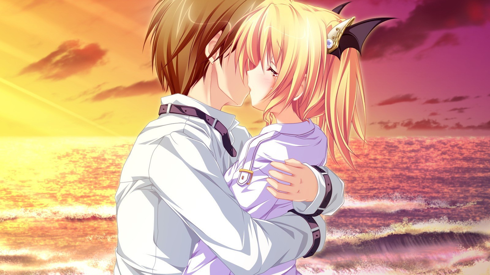 Объятия в аниме Magus Tale