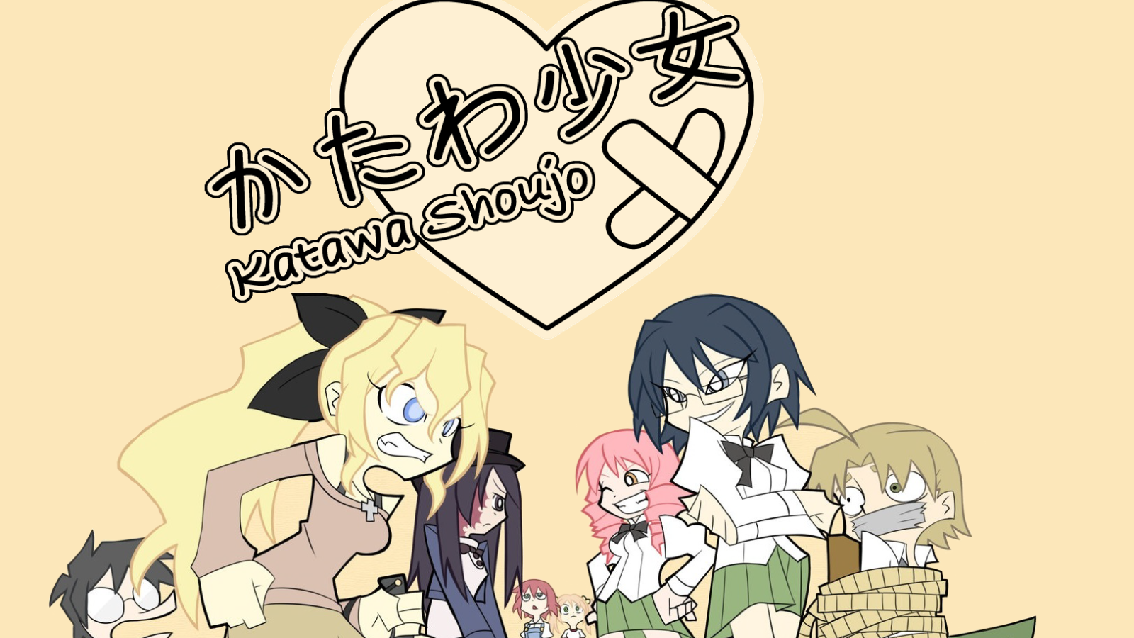 Манга аниме Девушки-инвалиды