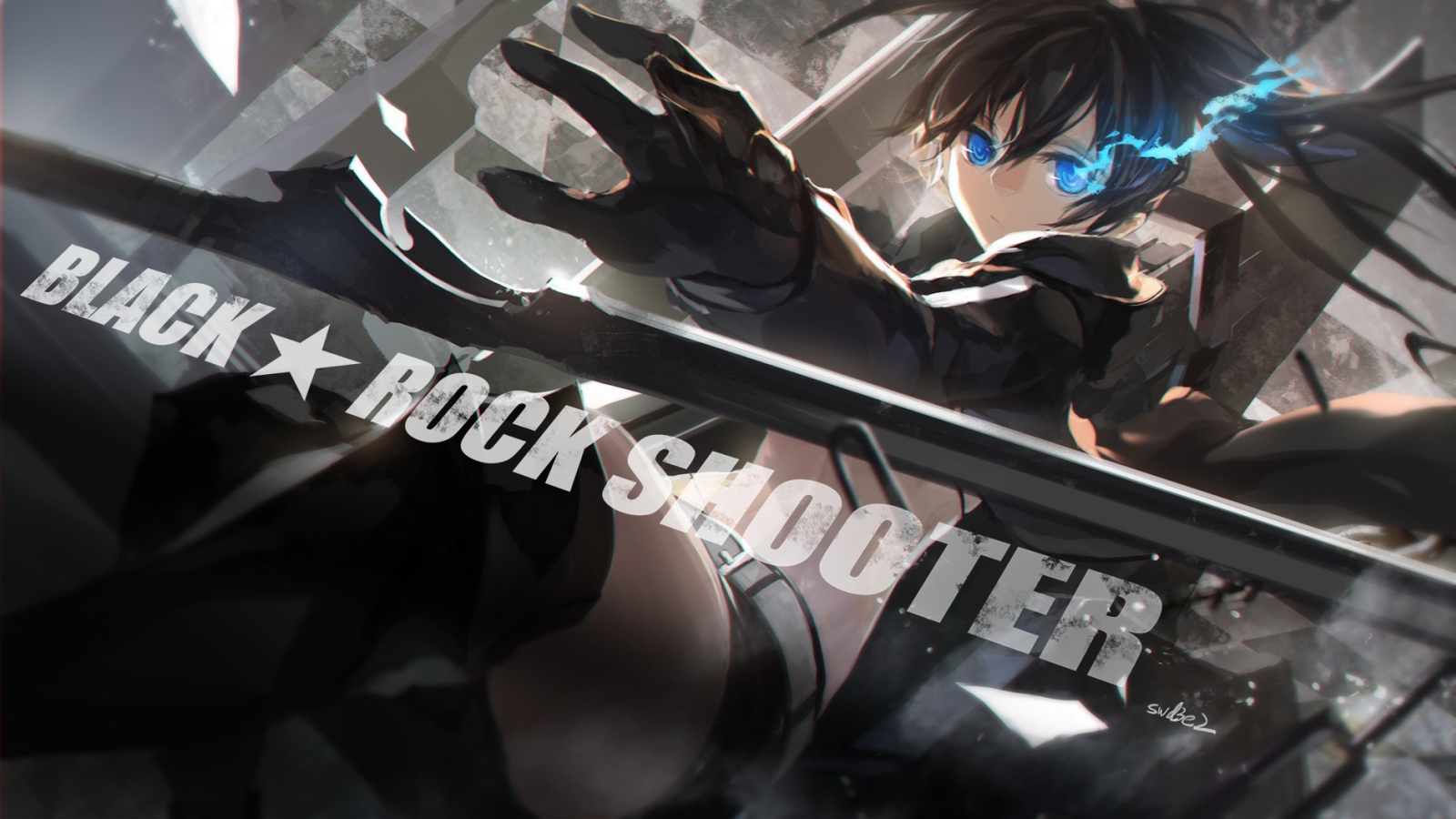 Манга аниме Black Rock Shooter