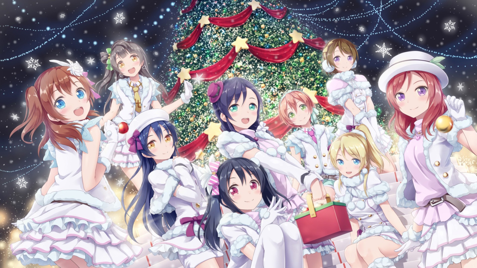 Новогодний праздник в аниме Love Live