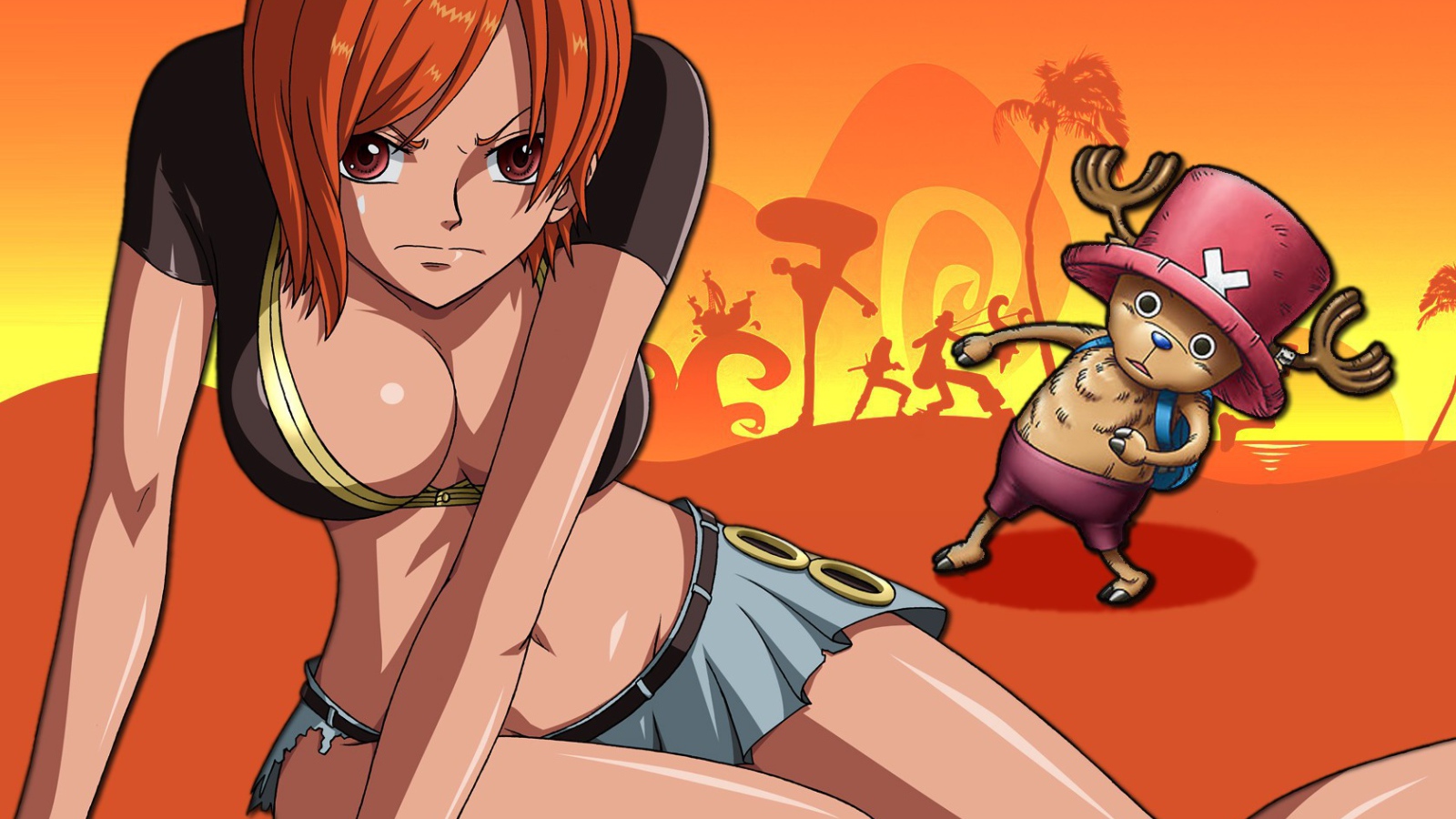 Рыжая Нами из аниме Большой куш