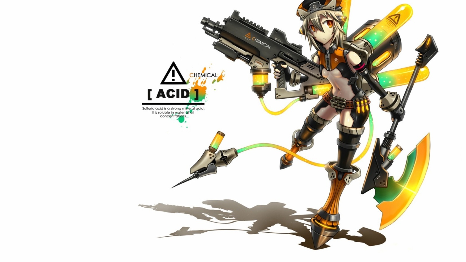 Девушка робот Gia Anime