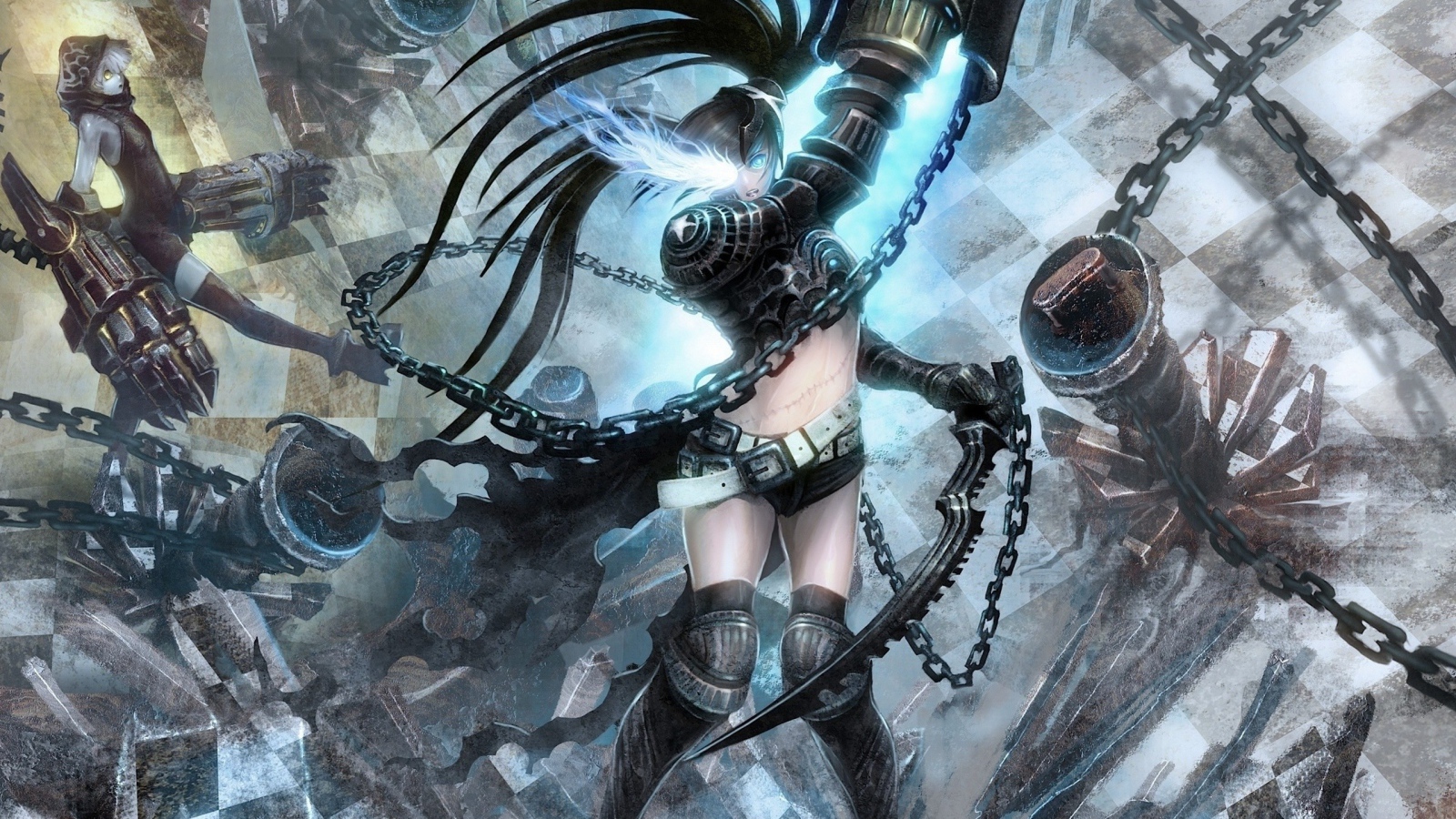 Сражение в аниме Стрелок с Черной скалы