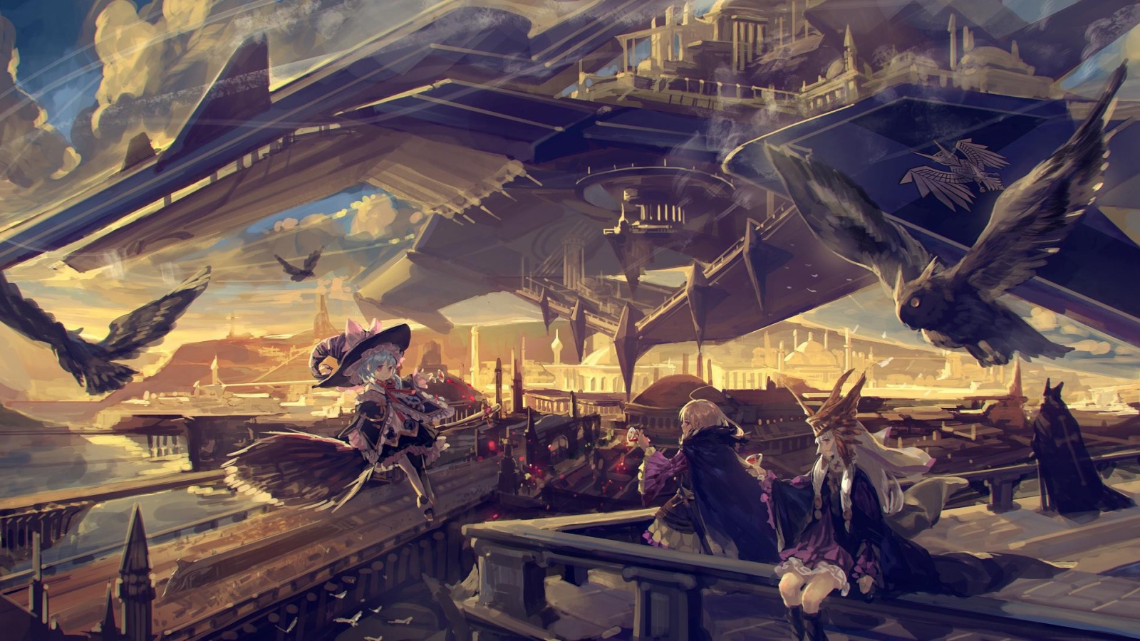 Мир будущего, аниме Pixiv Fantasia