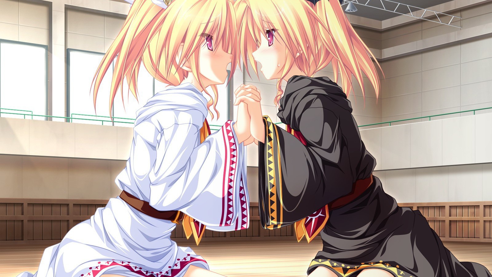 Две девушки в аниме Magus Tale