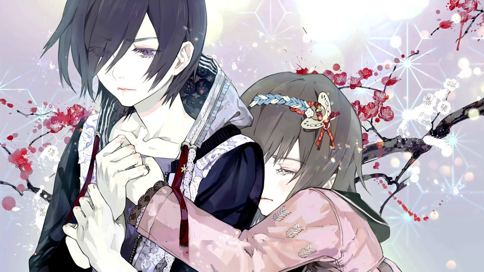 Два героя аниме Tokyo Ghoul