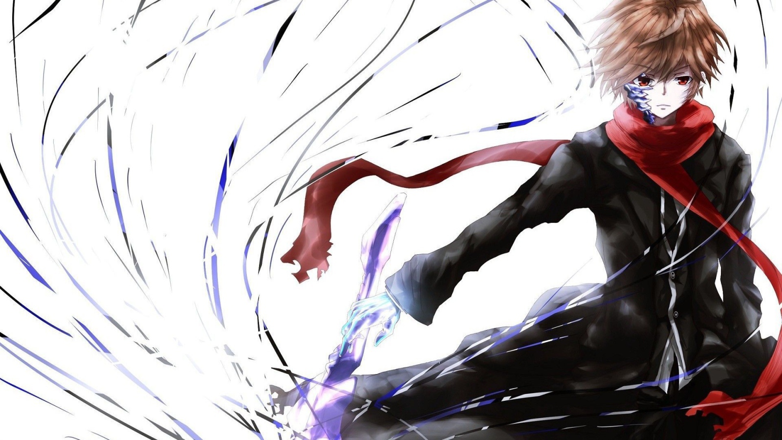 Ветреный герой аниме Guilty Crown