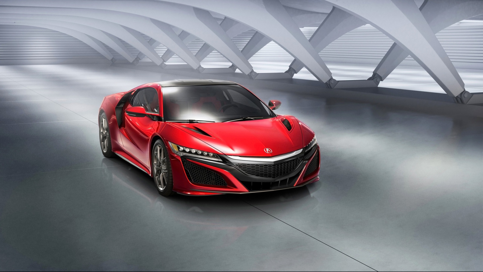 Красная спортивная Acura NSX