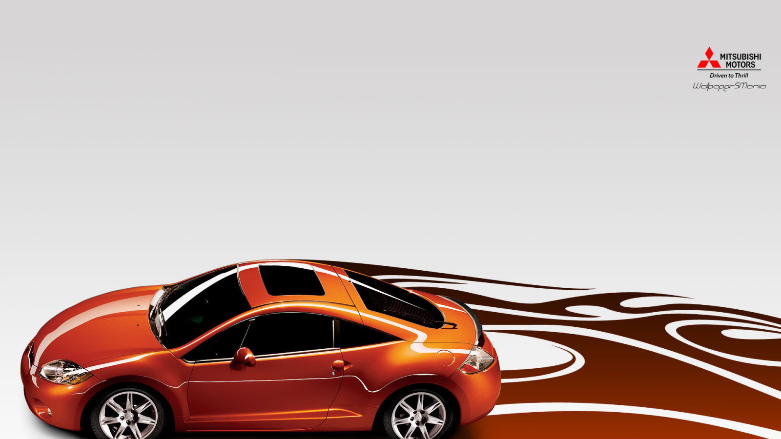 Оранжевый митсубиси