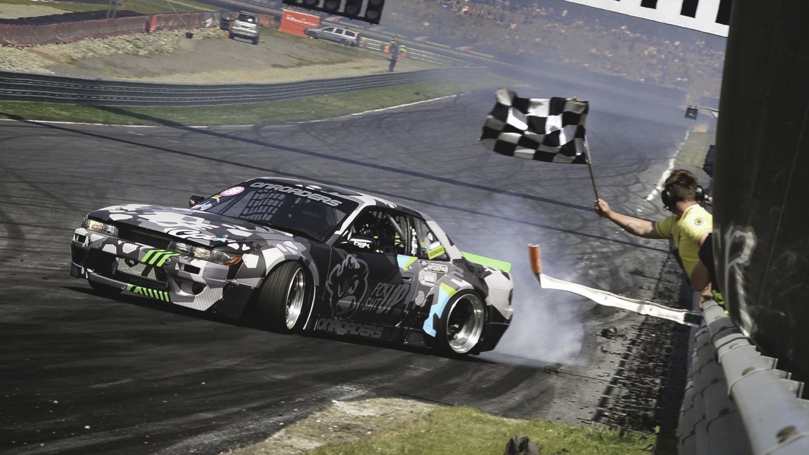 Финиш гоночного Nissan S13