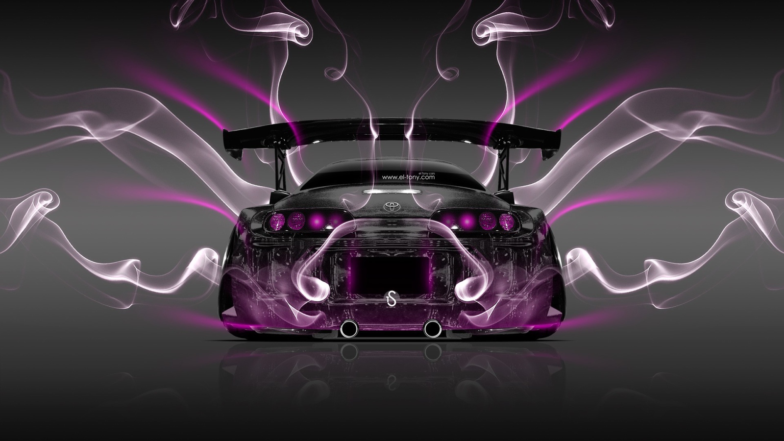 Фиолетовая энергия Toyota Supra