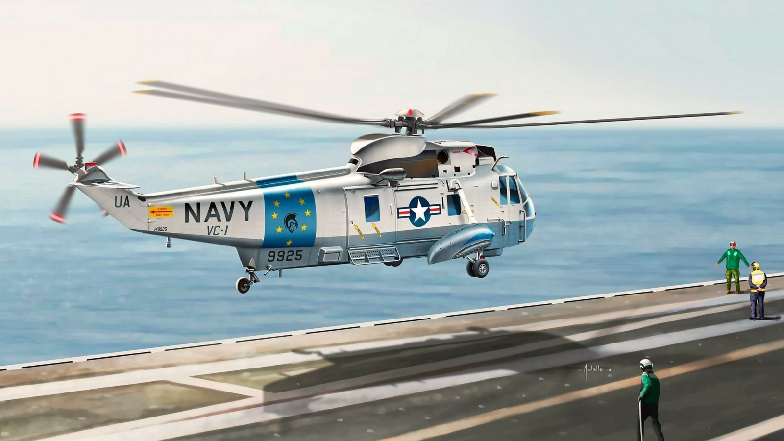 Вертолет ВМФ Sikorsky SH-3 Sea King