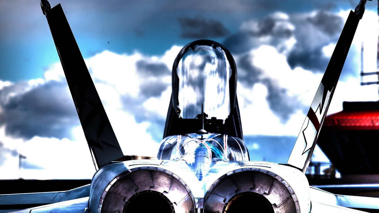 Сопла самолета McDonnell Douglas CF-18 Hornet