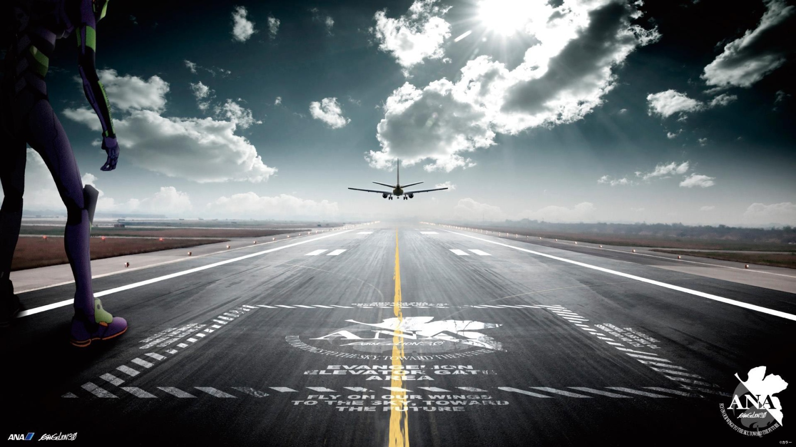 Самолет заходит на посадку