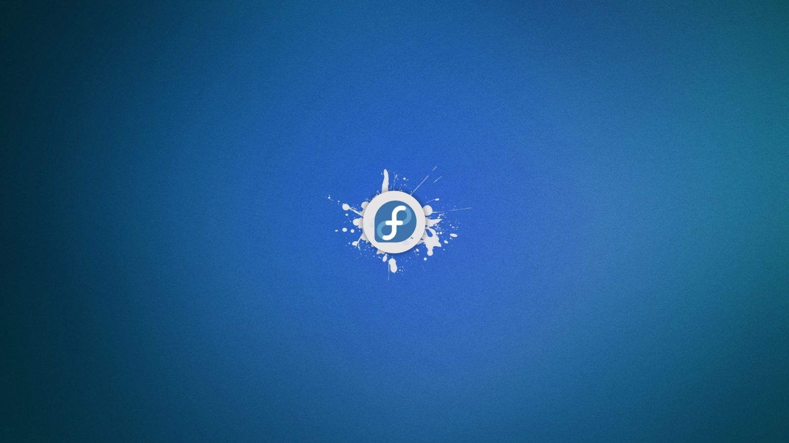 Голубой фон Fedora