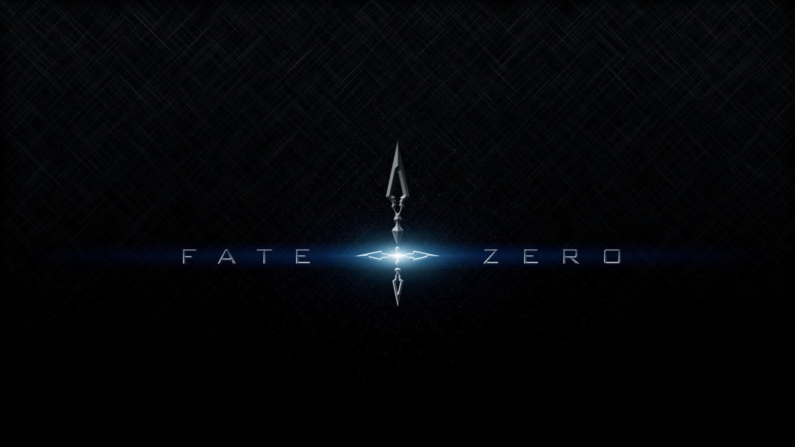 Голубые буквы, аниме Fate-Zero