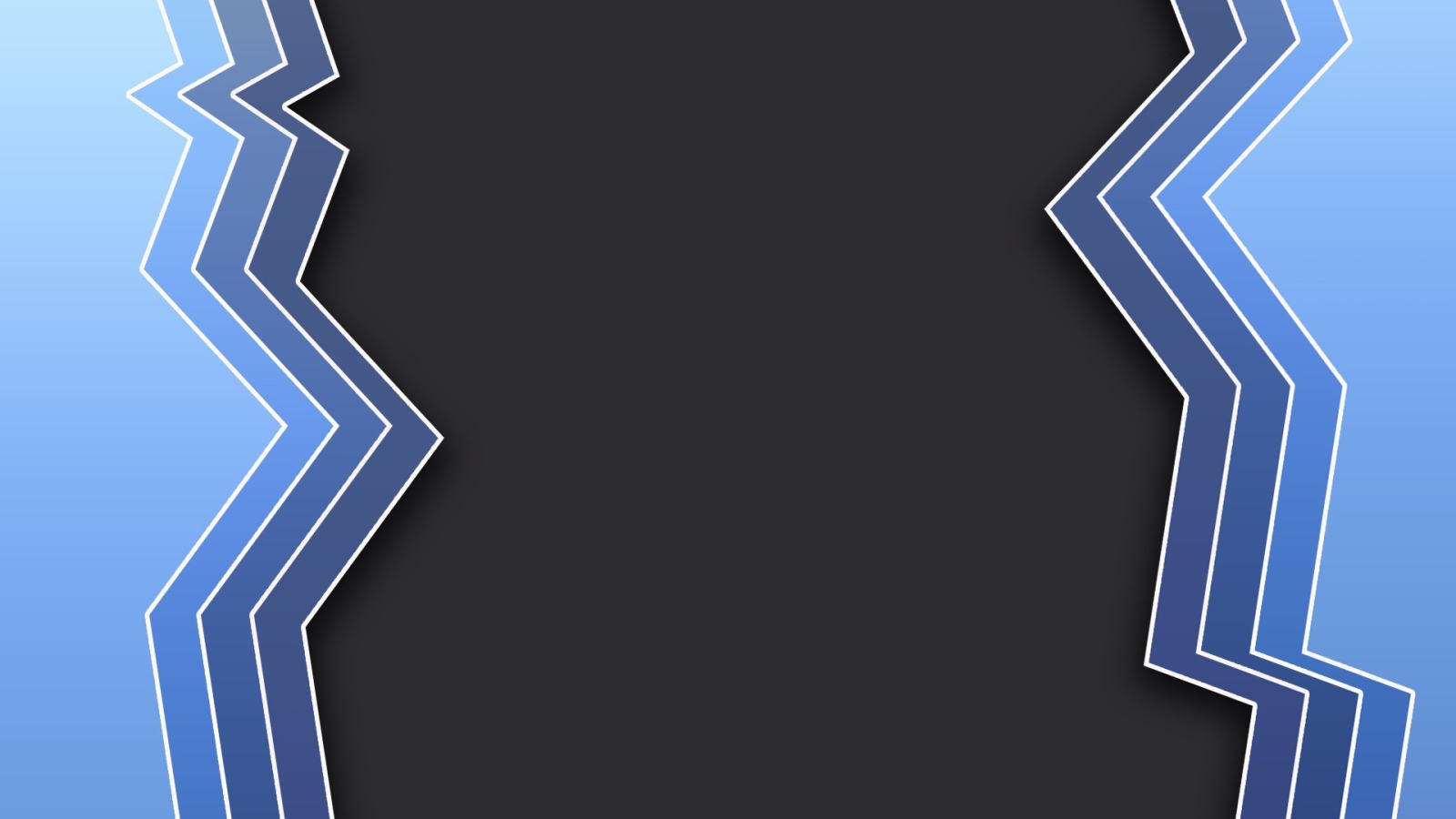 Голубые панели на сером фоне