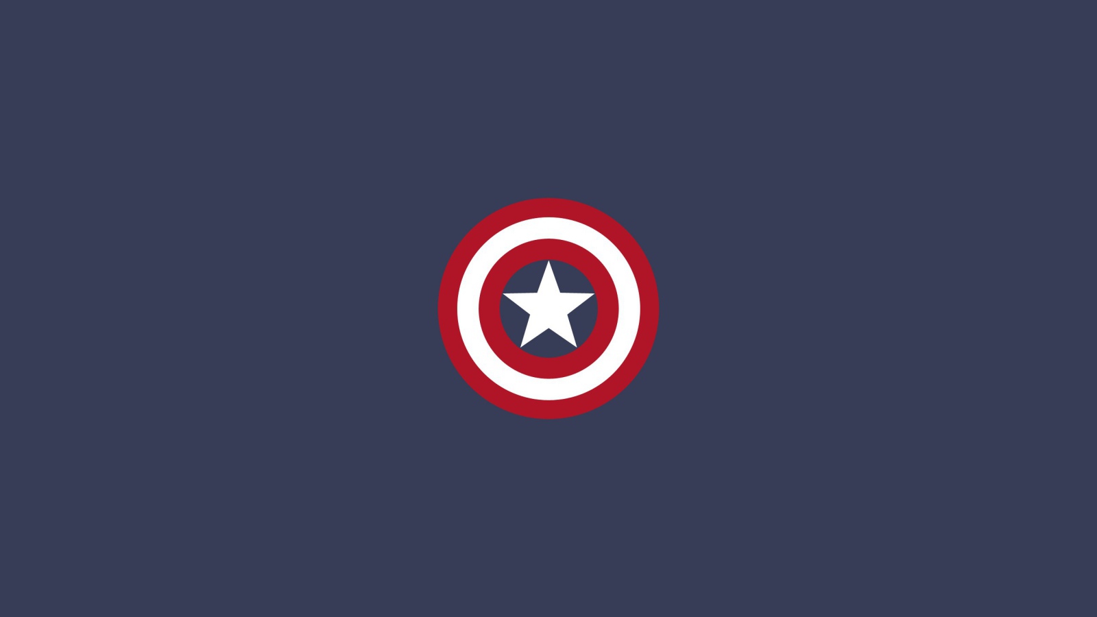Щит Капитана Америка, серо голубой фон