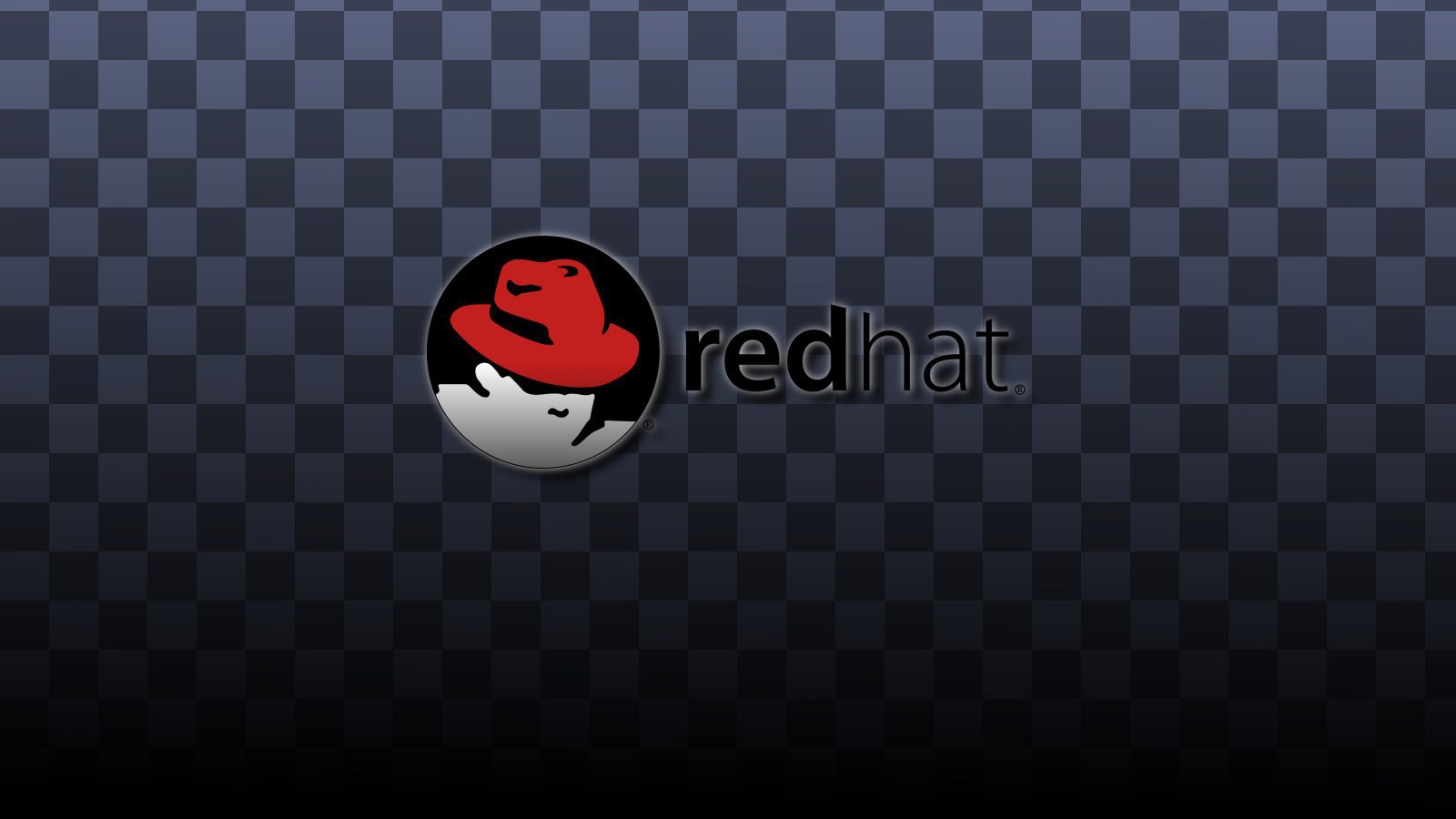 Клетчатый фон ОС Red Hat