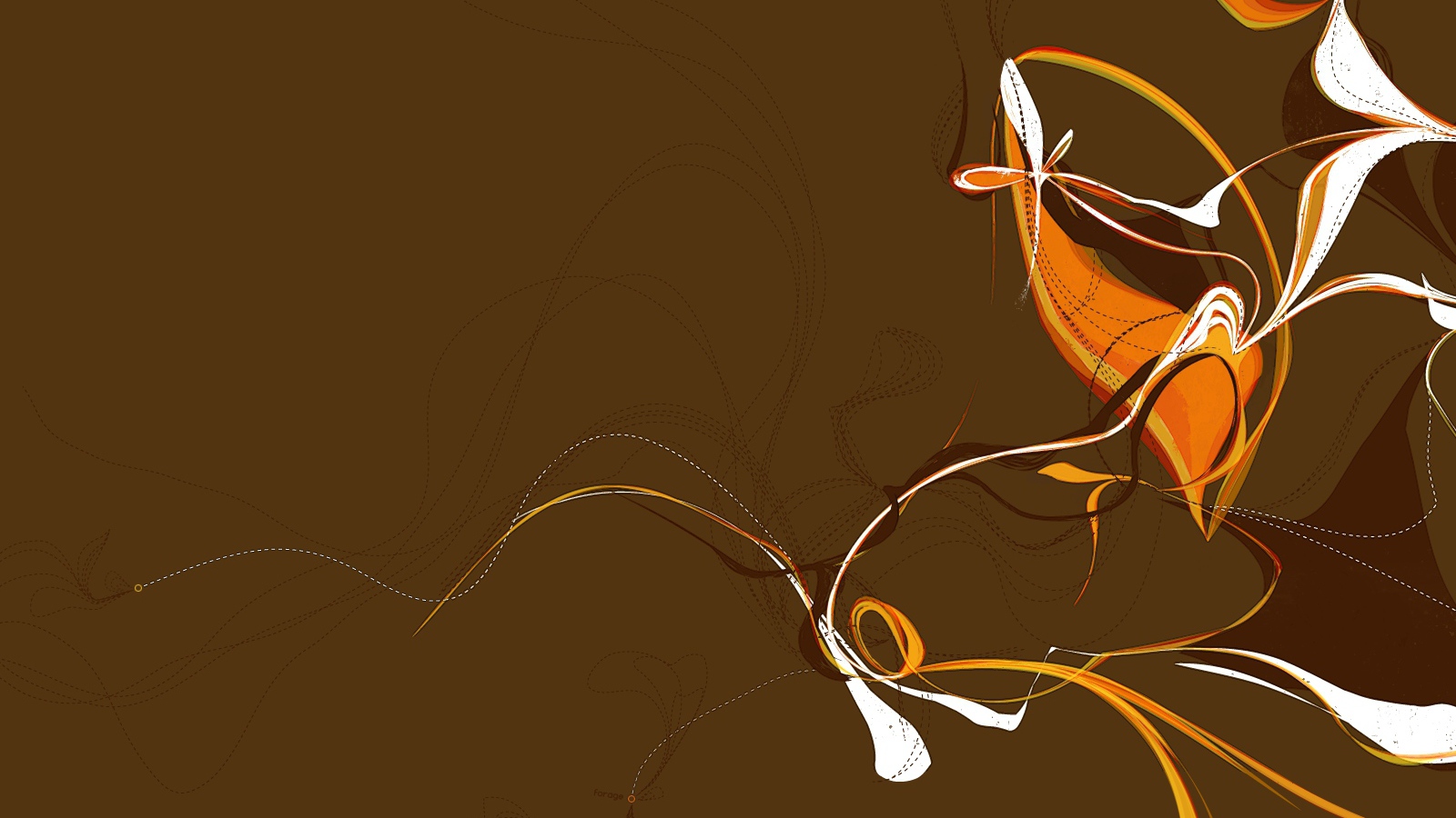 Рисунок на коричневом фоне