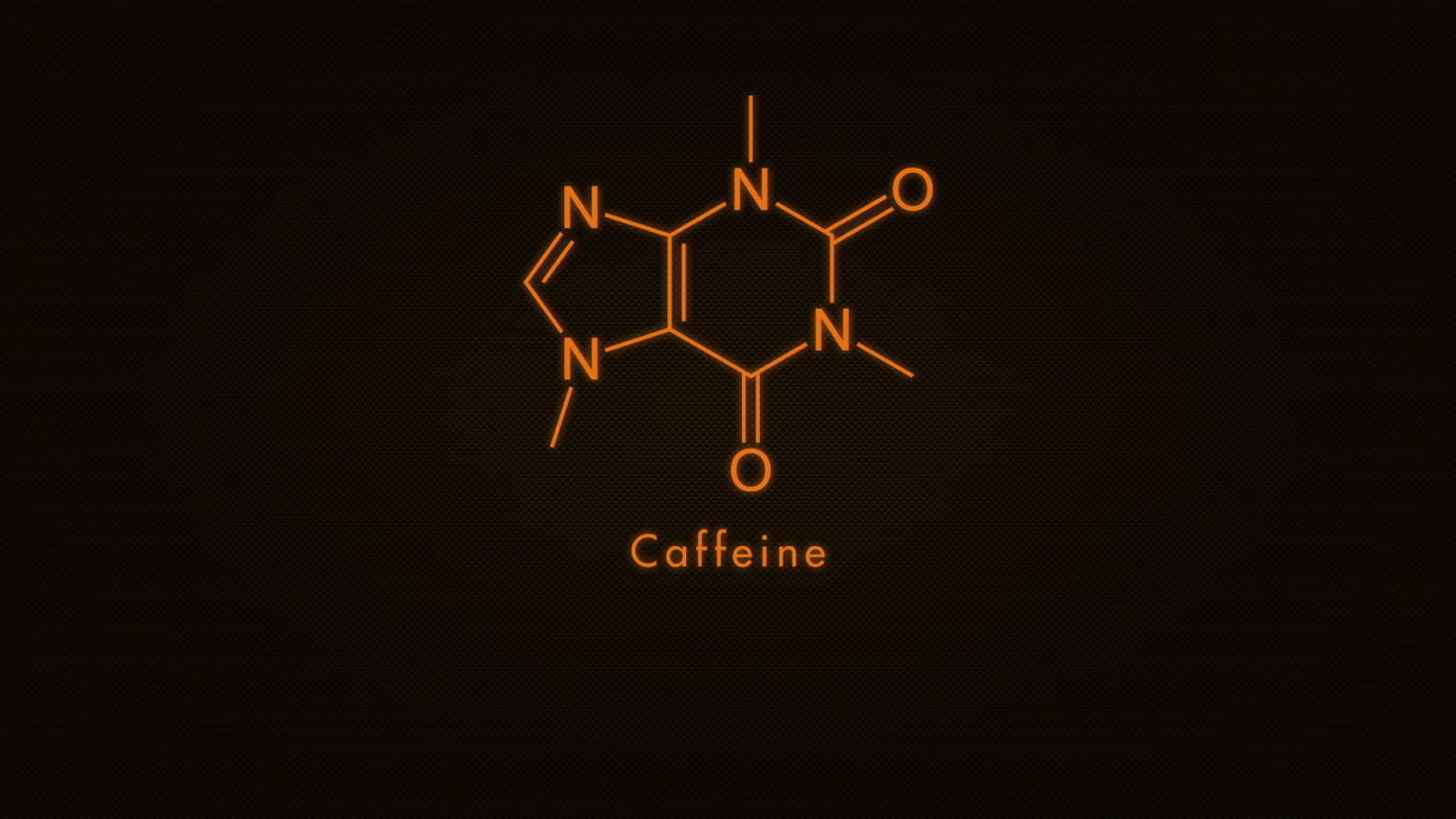 Формула кофе, коричневый фон