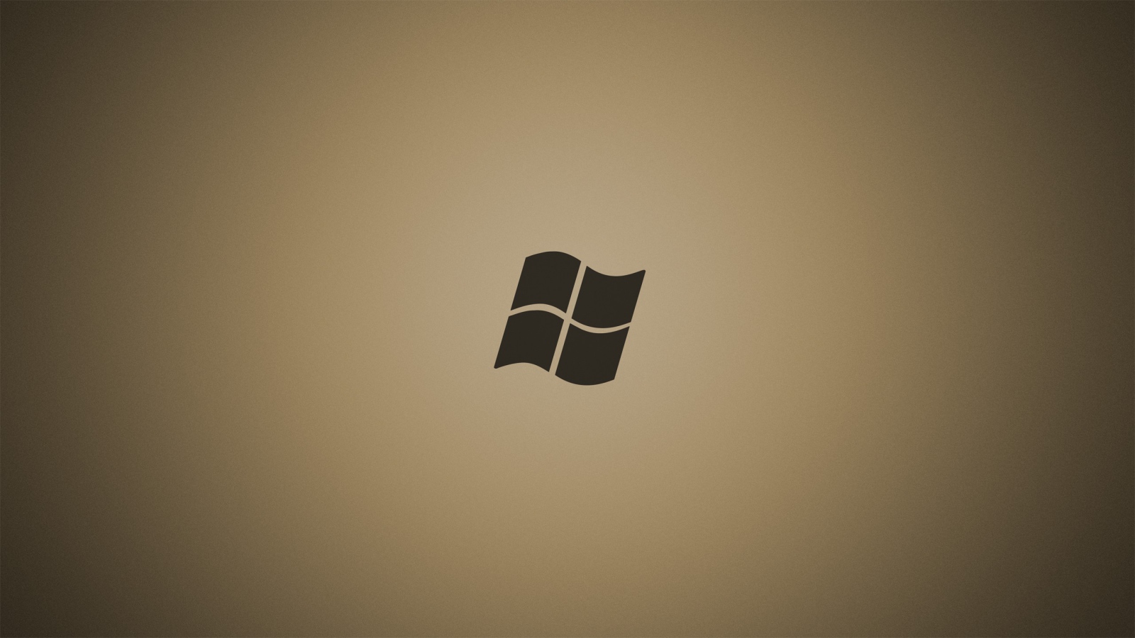 Серый логотип Майкрософт, коричневый фон