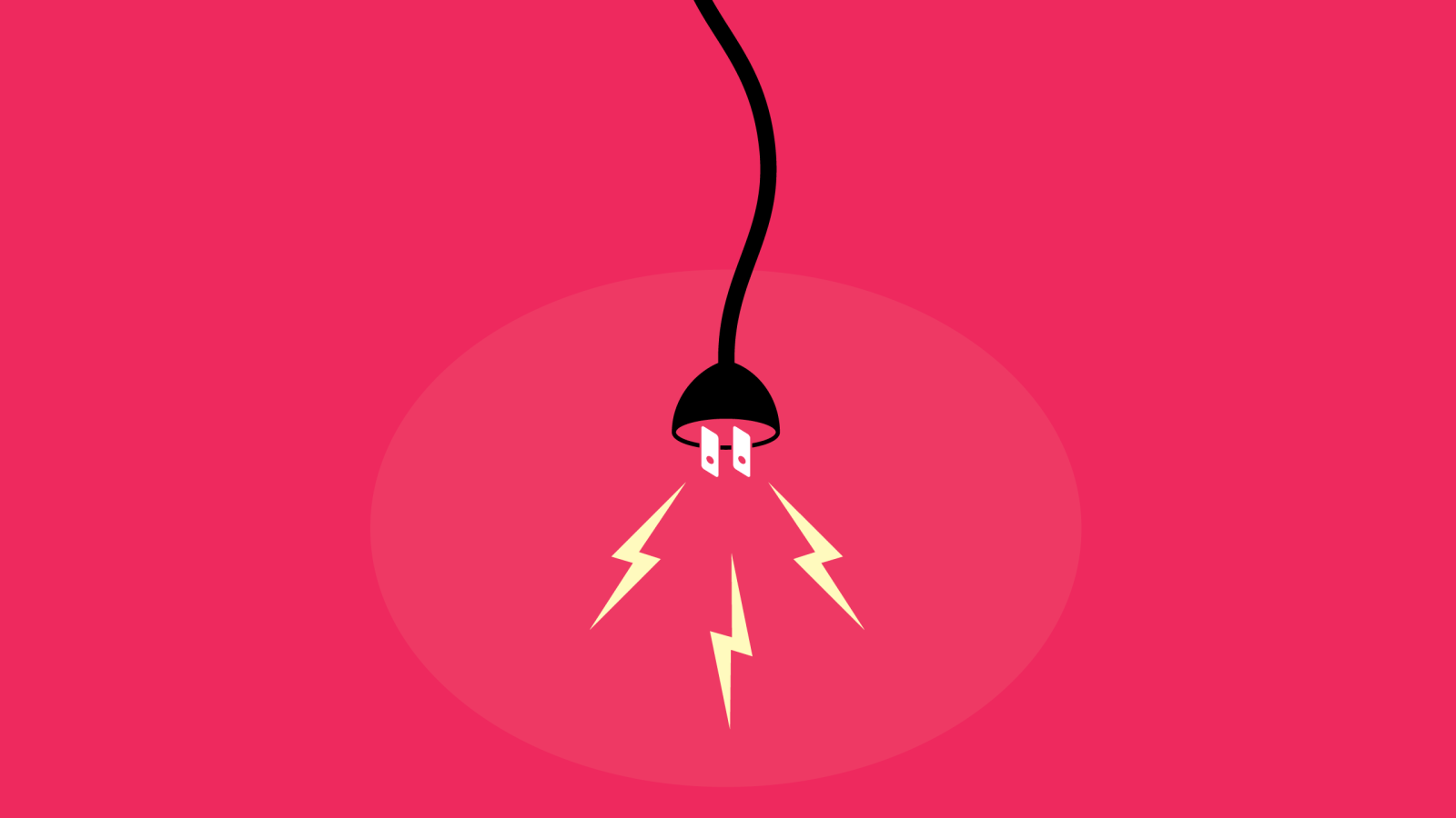 Лампа, розовый фон