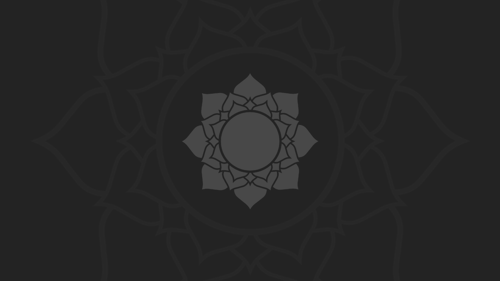 Цветок лотоса, темно серый фон