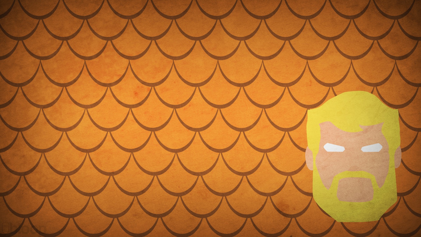 Оранжевый фон, Аквамен комикс Марвел