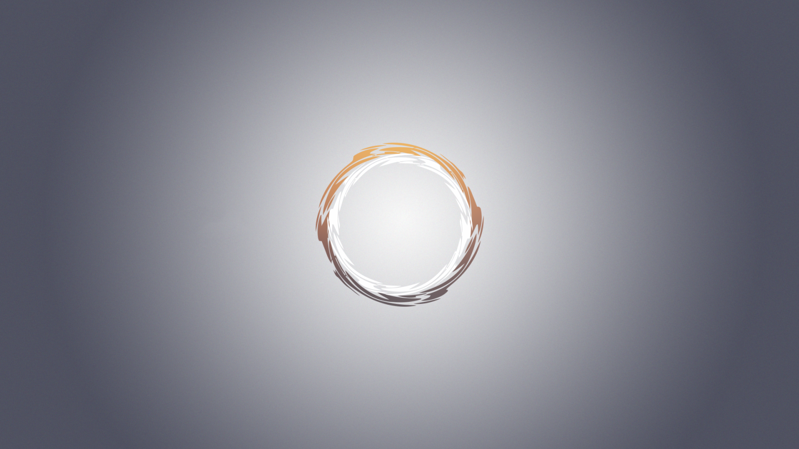 Кольцо на сером фоне