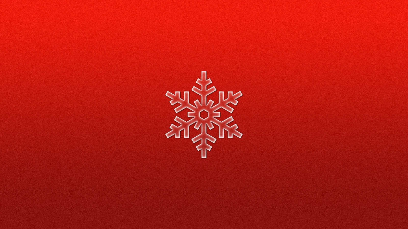 Снежинка на красном фоне