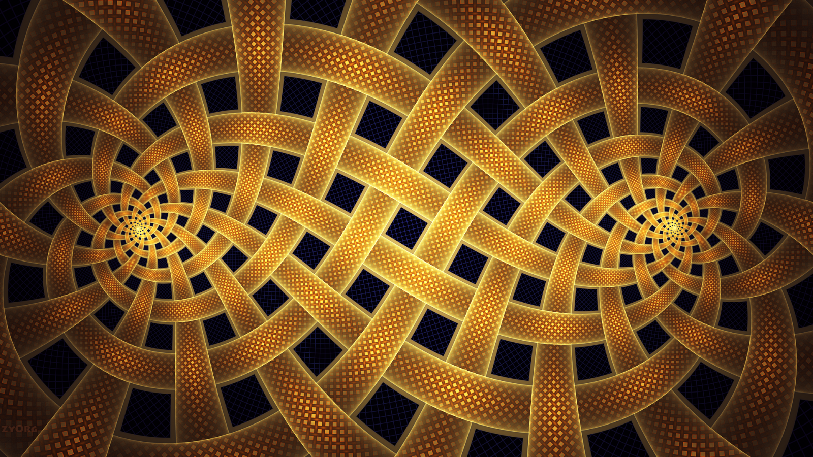 Спирали и фракталы, фон