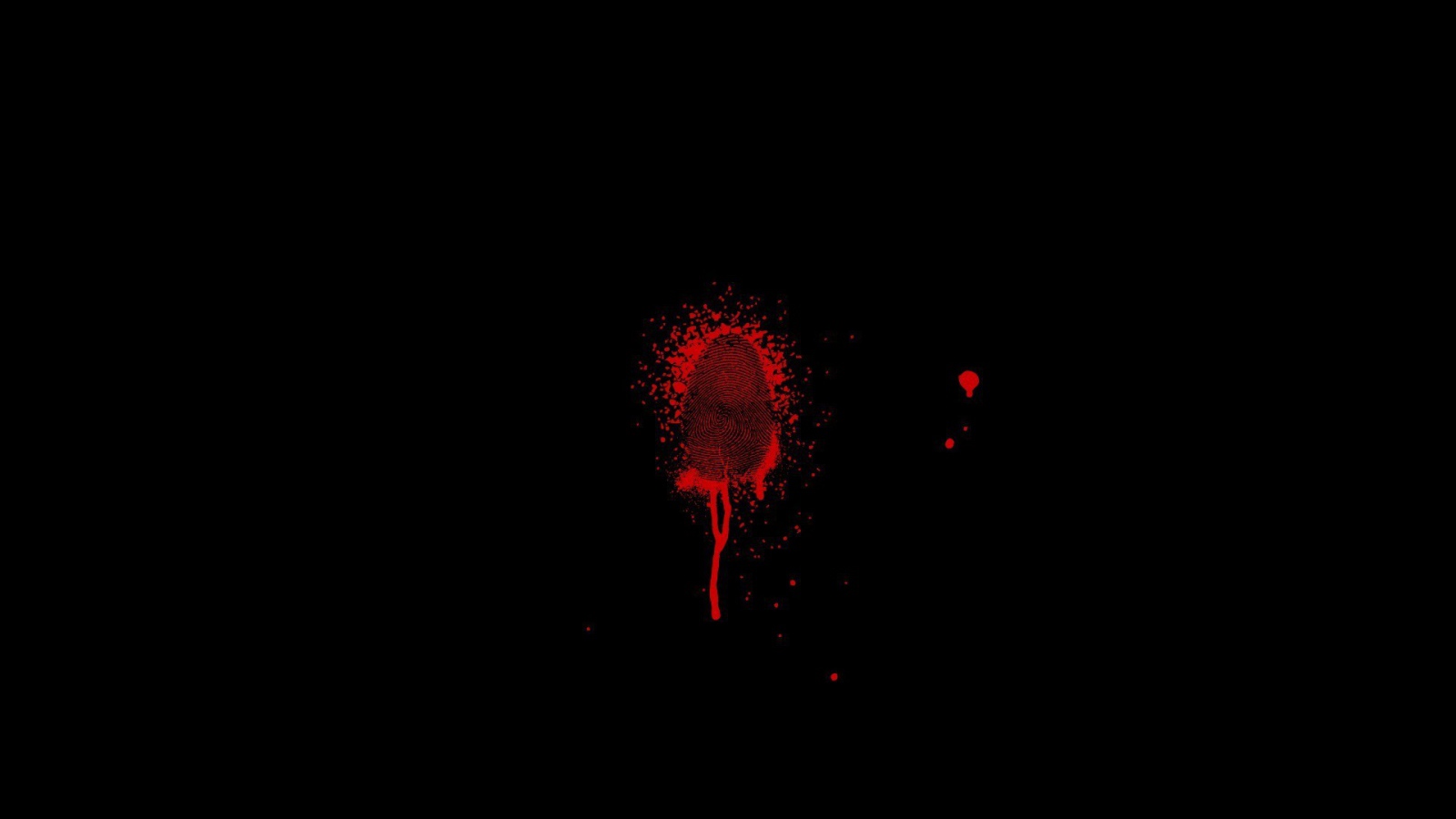 Отпечаток в капле крови