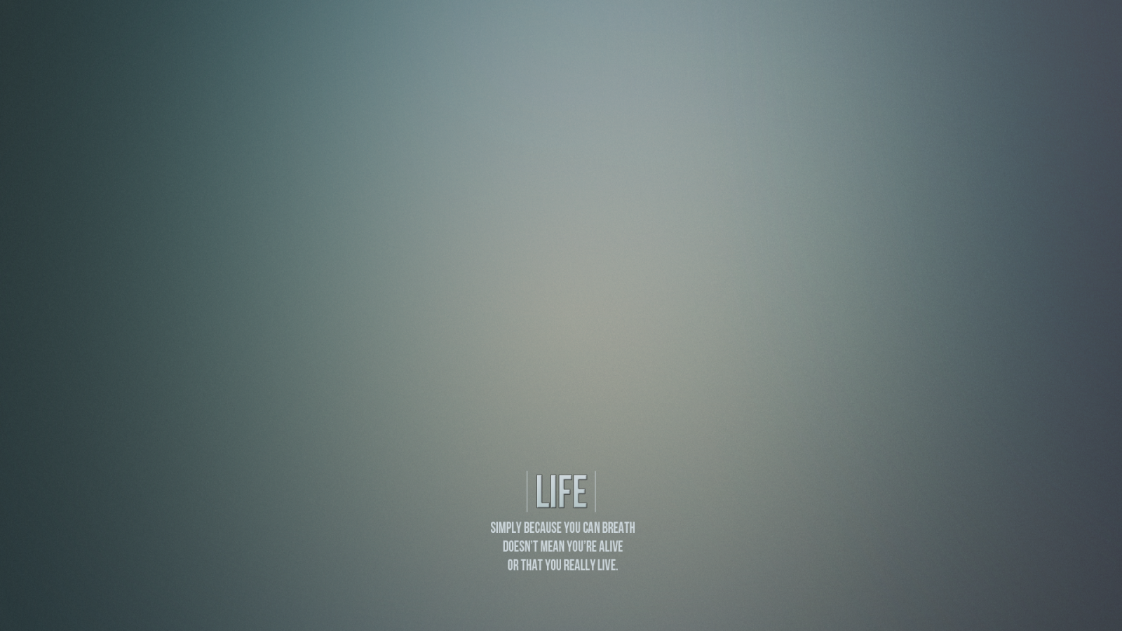 Смысл жизни, серый фон, надписи