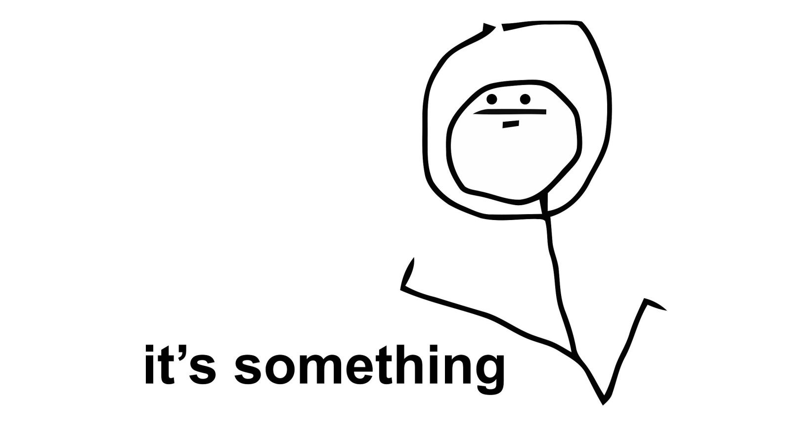 Это что-то, мем белый фон