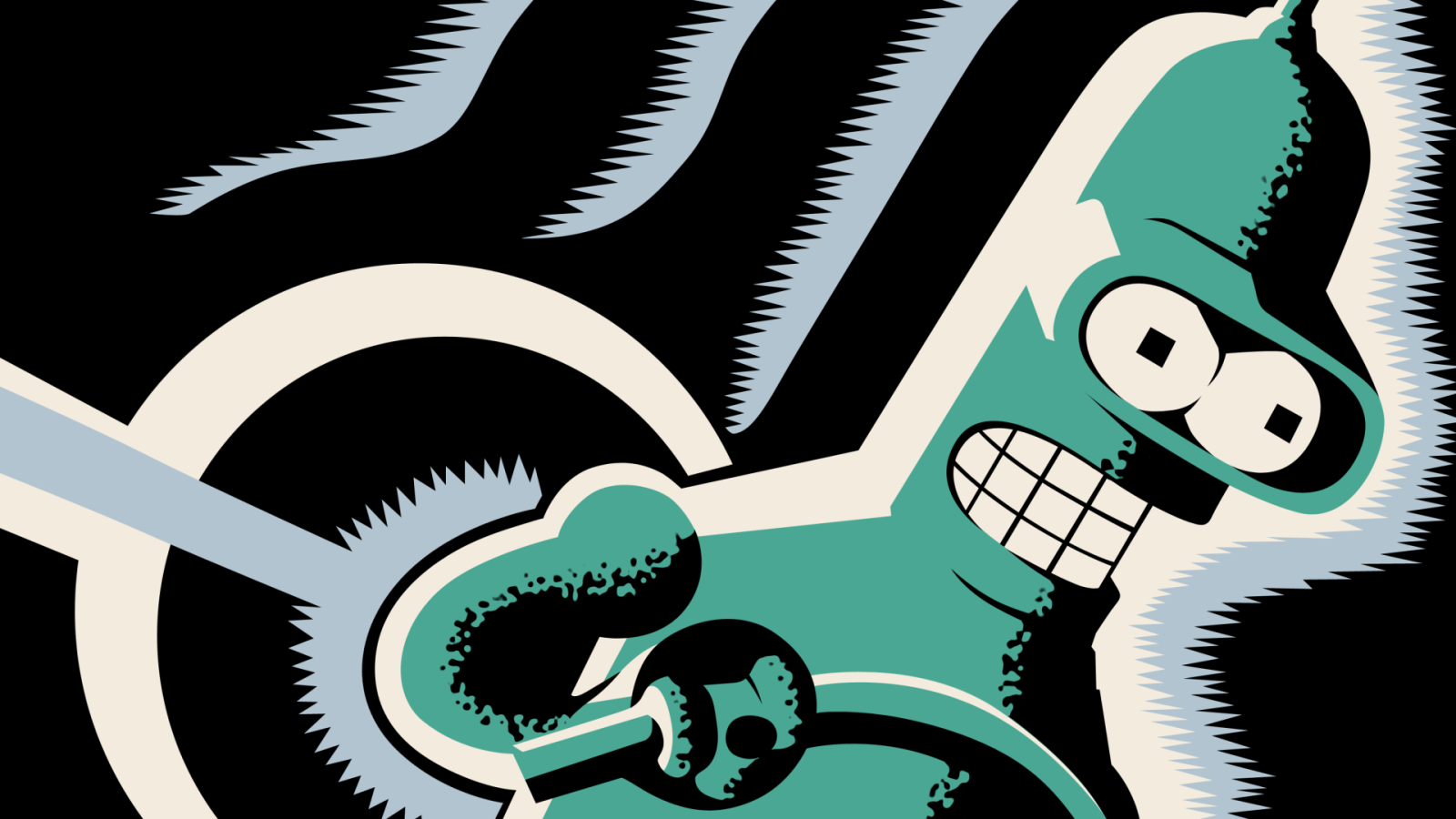 Бендер под действием электричества, Футурама